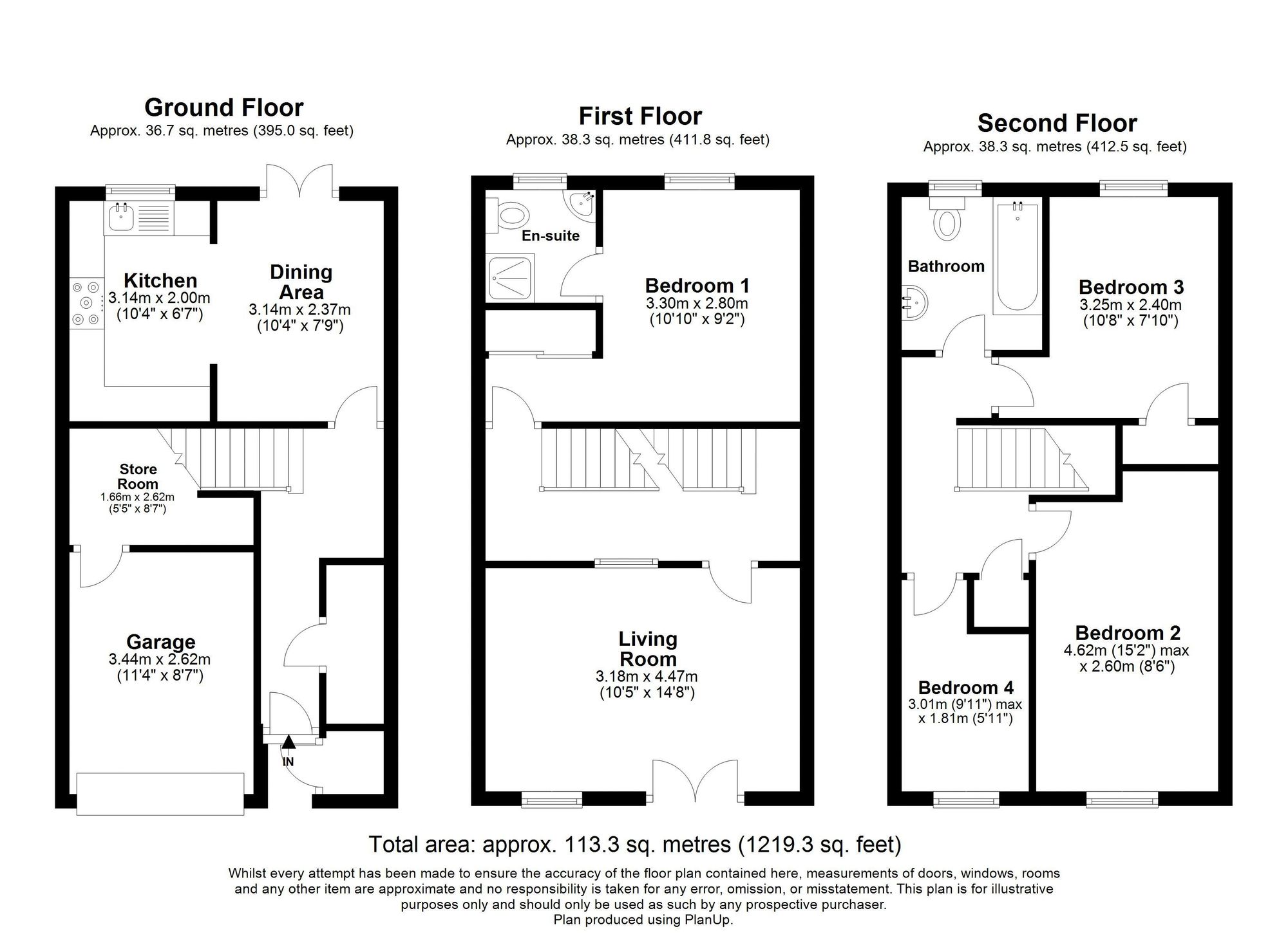 11 San Feliu Court, East Grinstead floorplan