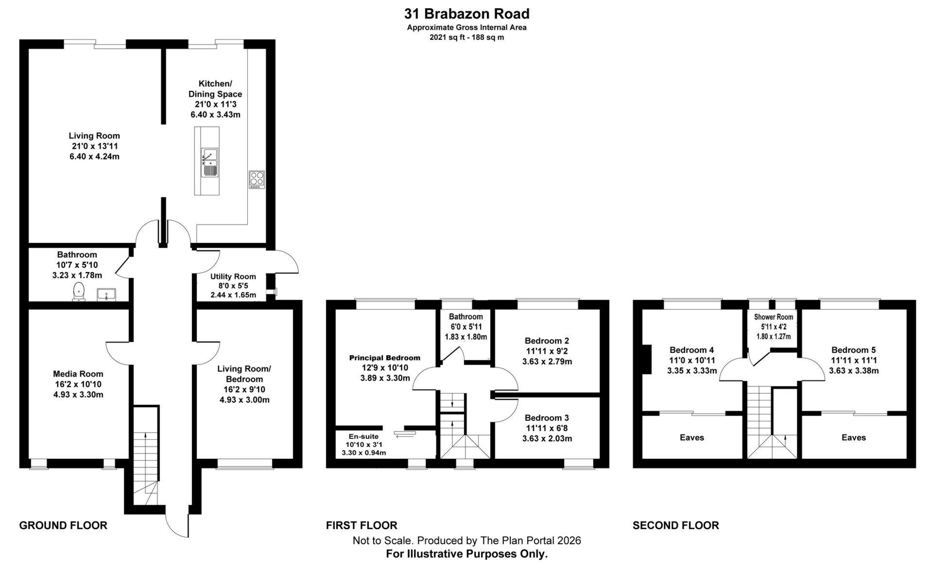 31, Brabazon Road, Leicester floorplan