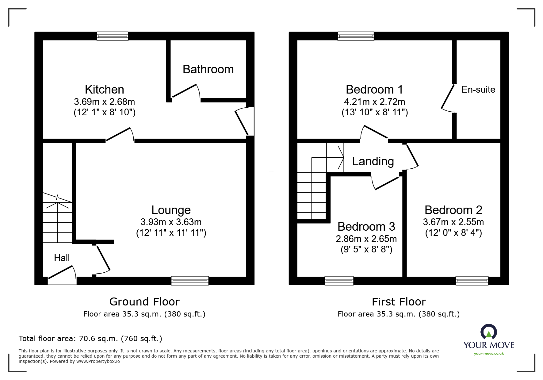 4, Priory Road, Cumbria floorplan