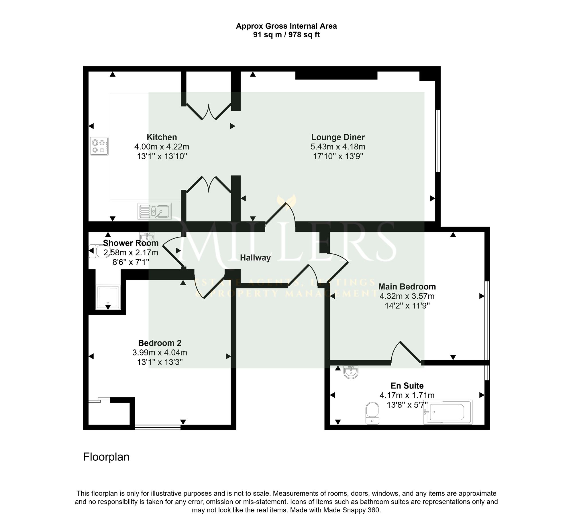 2 Overstrand Views Overstrand Road, Cromer floorplan