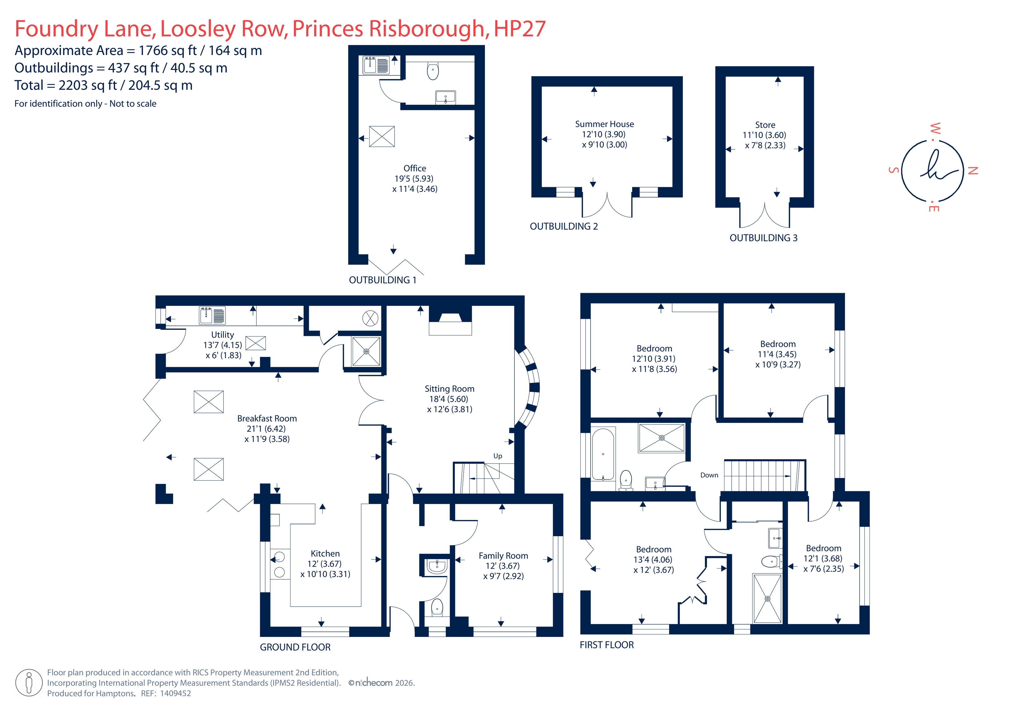 Keap Cottage, Foundry Lane, Loosley Row floorplan