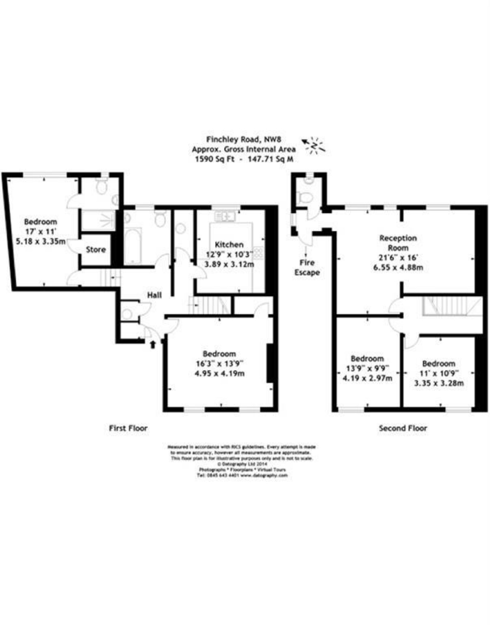 4 Bedrooms Flat to rent in Finchley Road, St Johns Wood, London NW8