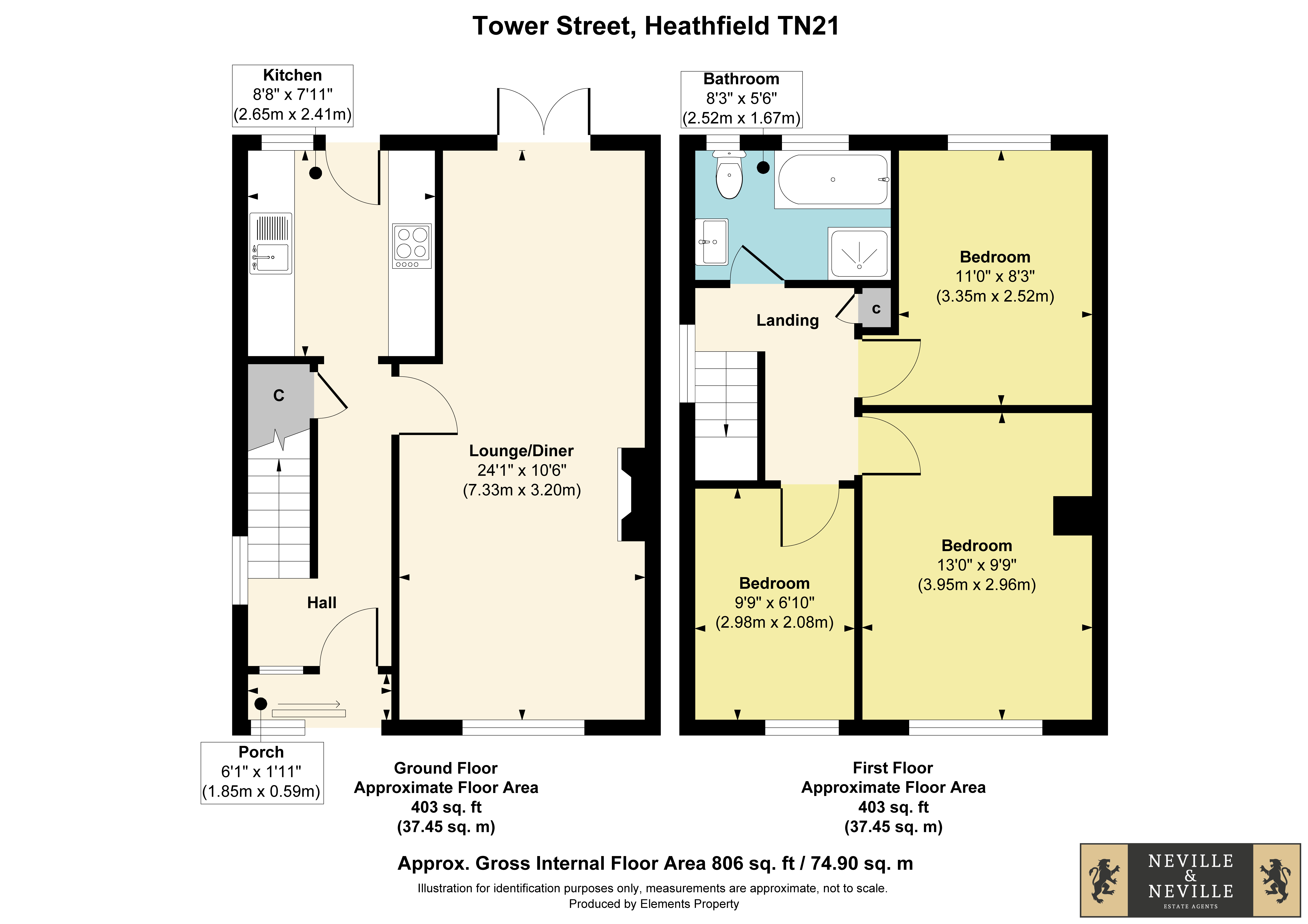 8, Tower Street, East Sussex floorplan
