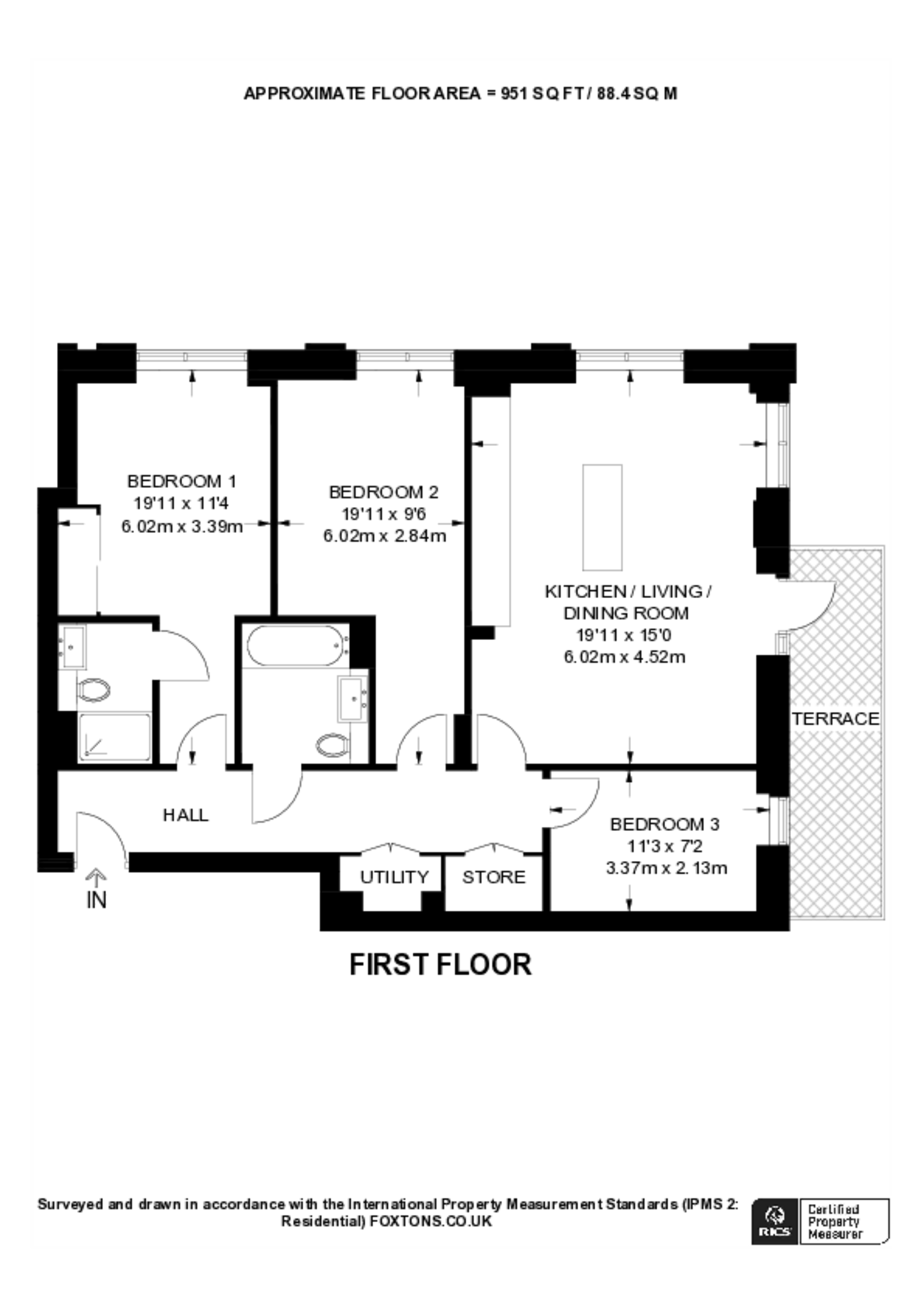 Colindale Gardens, Colindale floorplan