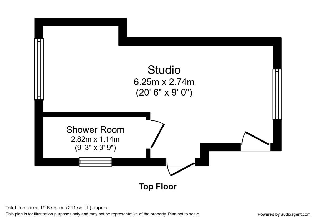 1 Bedrooms Studio to rent in Western Road, St. Leonards-On-Sea TN37