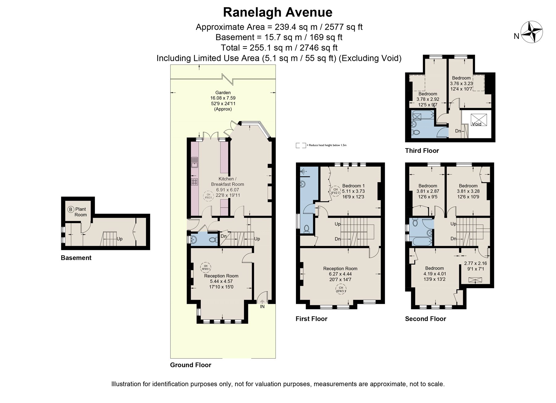 11, Ranelagh Avenue, London floorplan