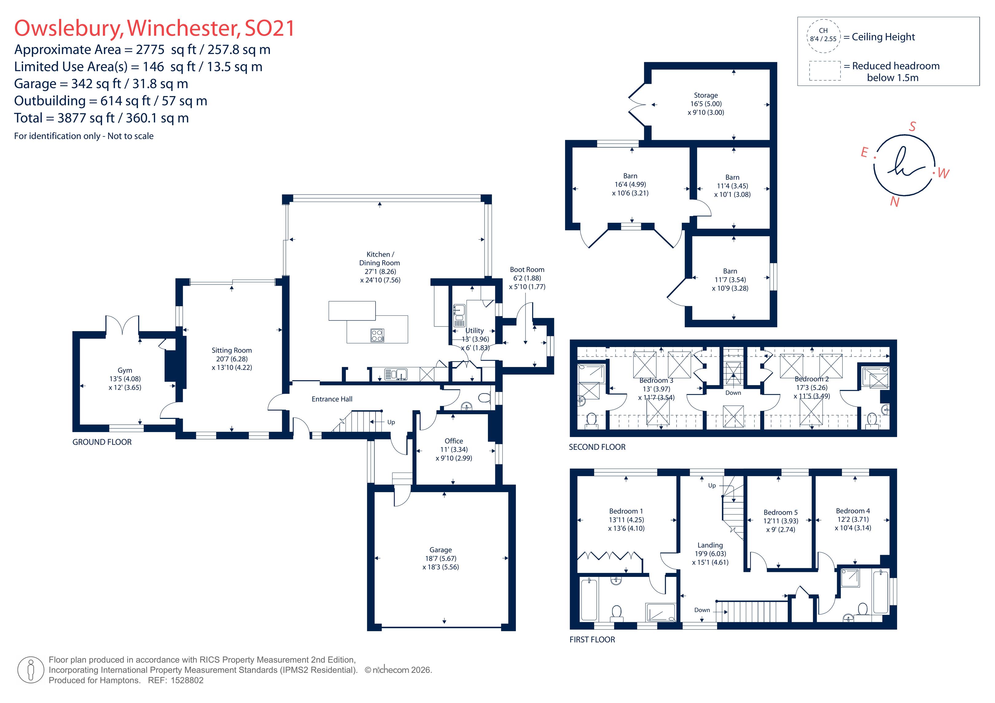 Gorsedown House, Longwood Road, Owslebury floorplan