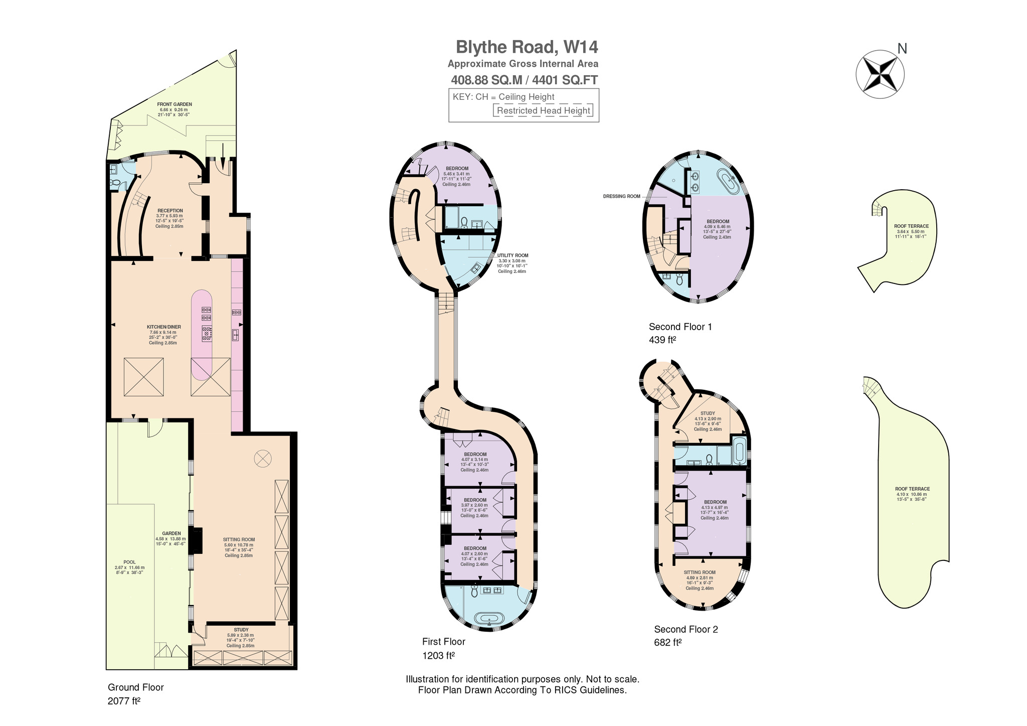 Blythe Road, London floorplan
