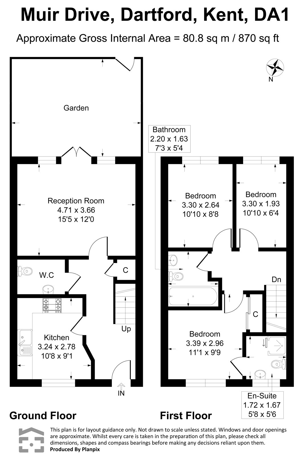 26, Muir Drive, Kent floorplan