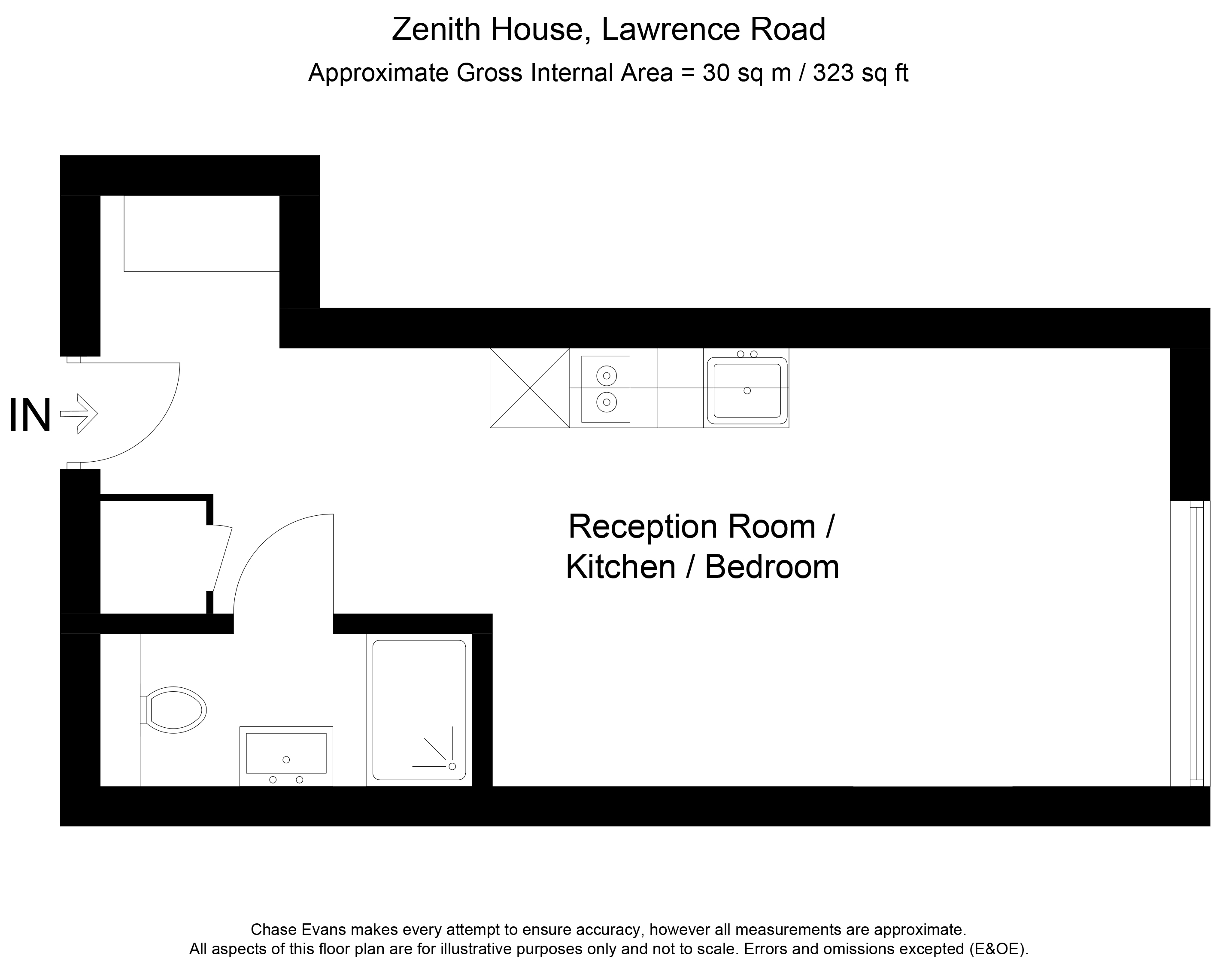 0 Bedrooms Studio to rent in Zenith House, Lawrence Road, Tottenham N15