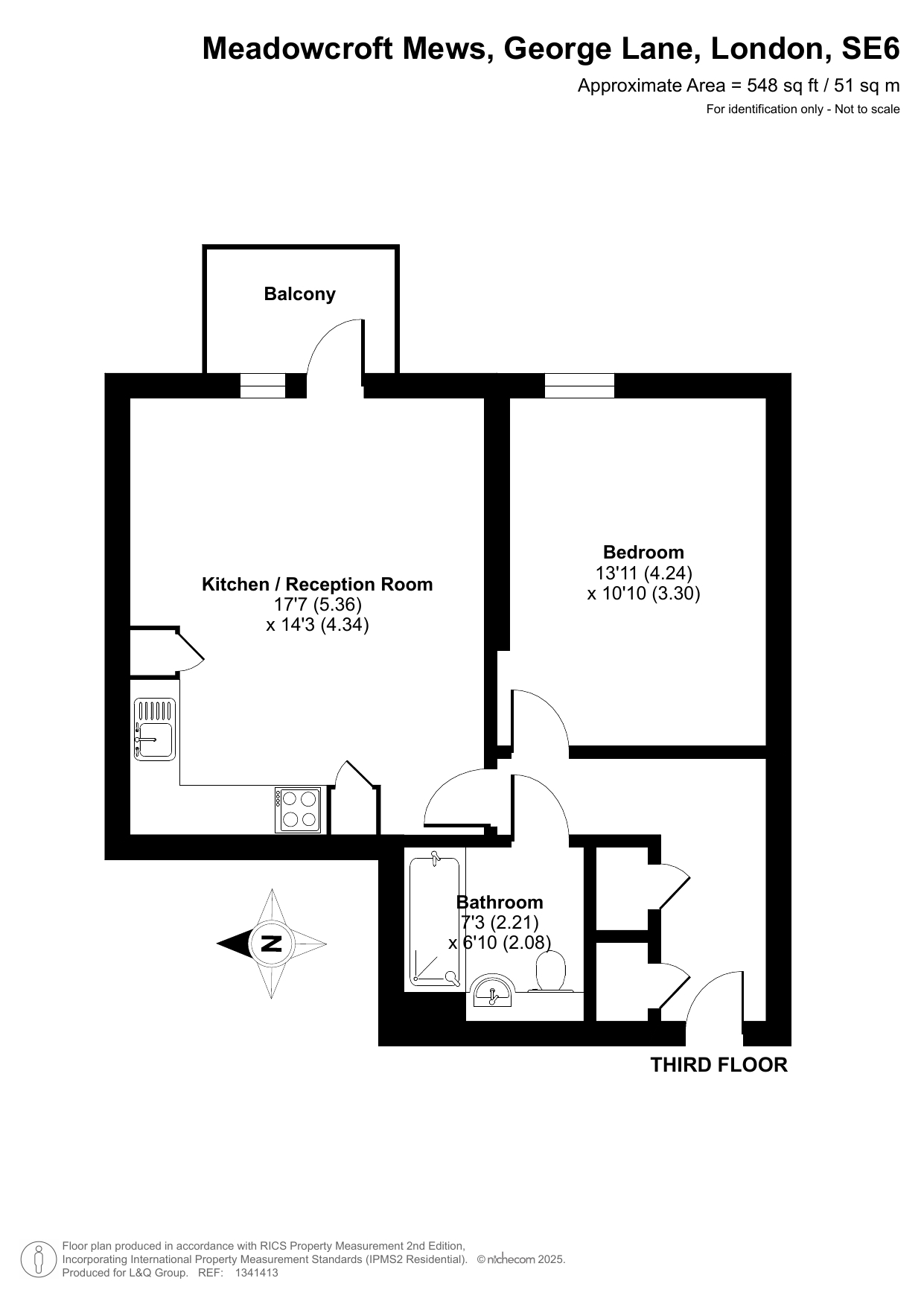 Meadowcroft Mews, London floorplan