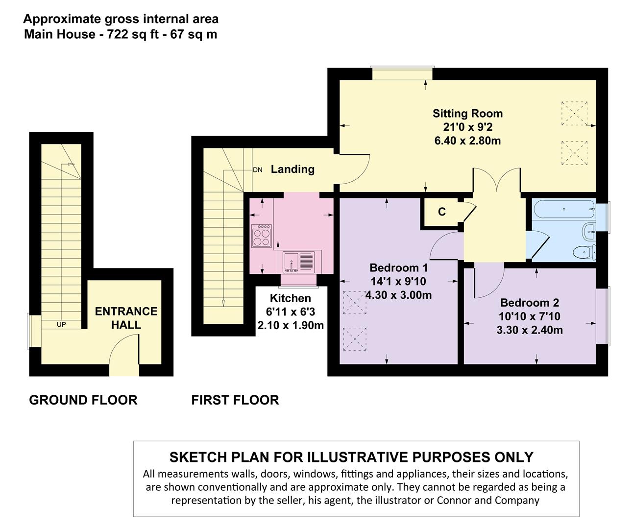 2 Bedrooms Flat for sale in Foxes Close, Station Road, Bourton-On-The-Water, Cheltenham GL54