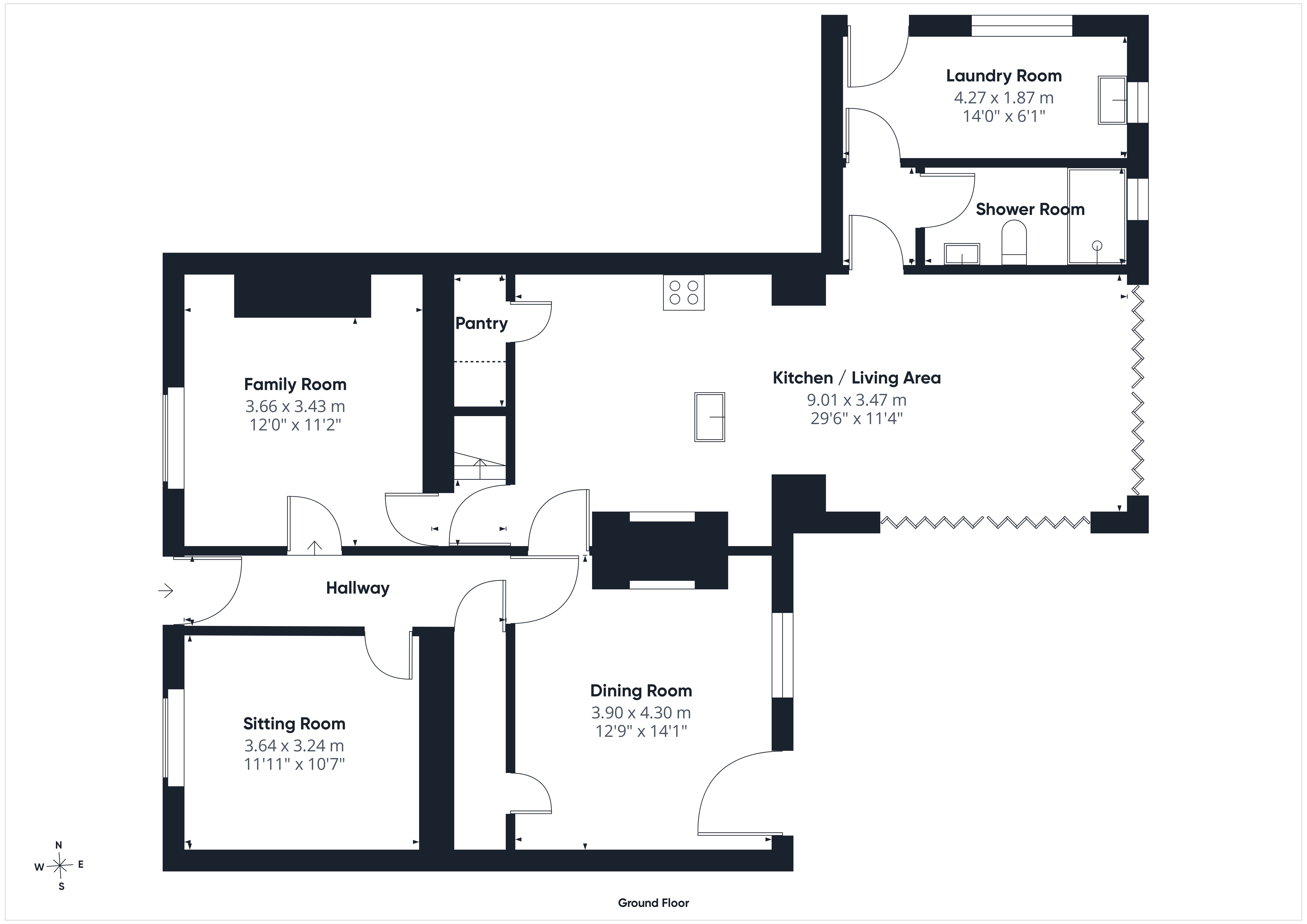 Talbot Cottage,, Ryeford, Herefordshire floorplan