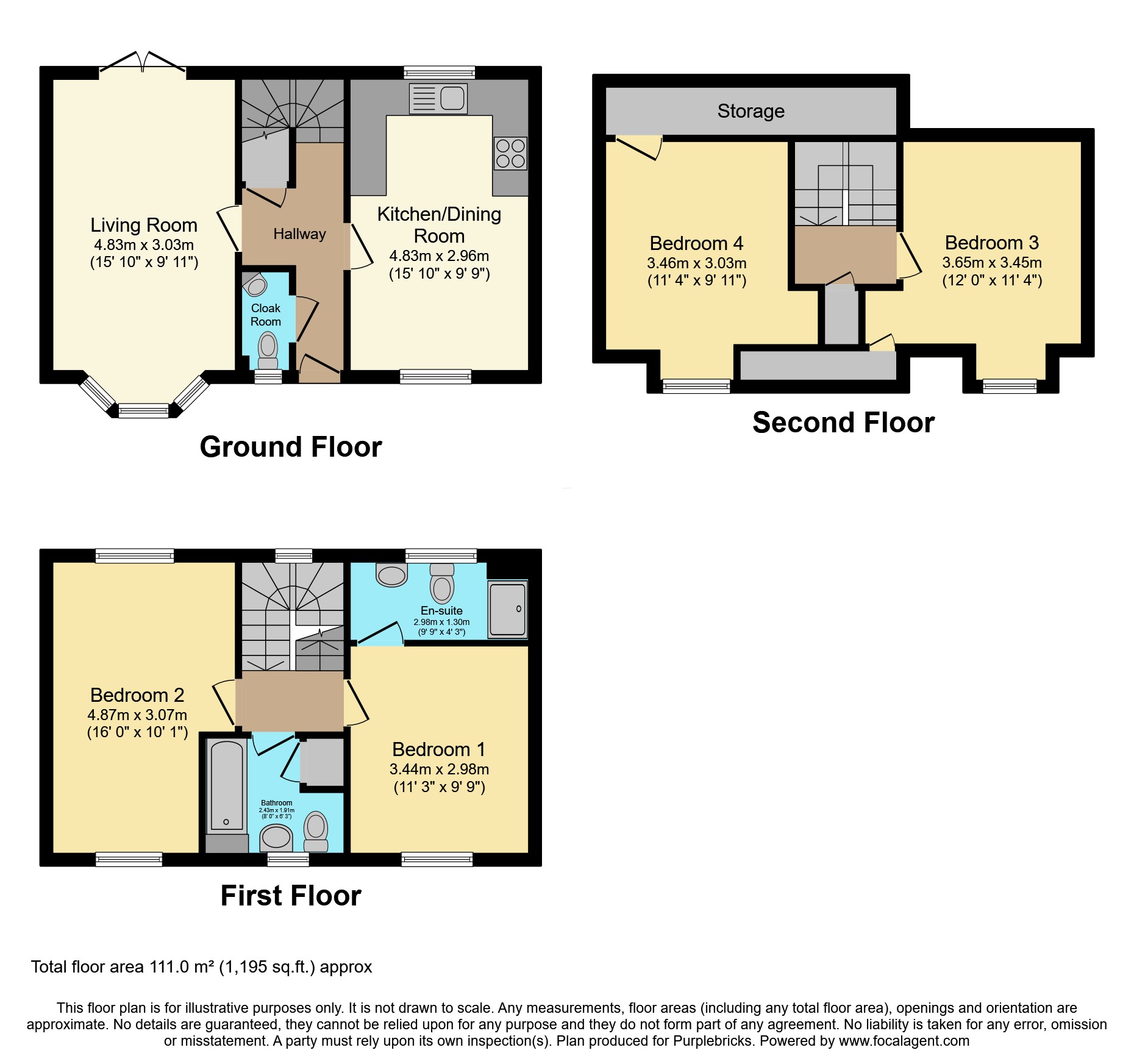 5, Monksmoor Road, Telford floorplan