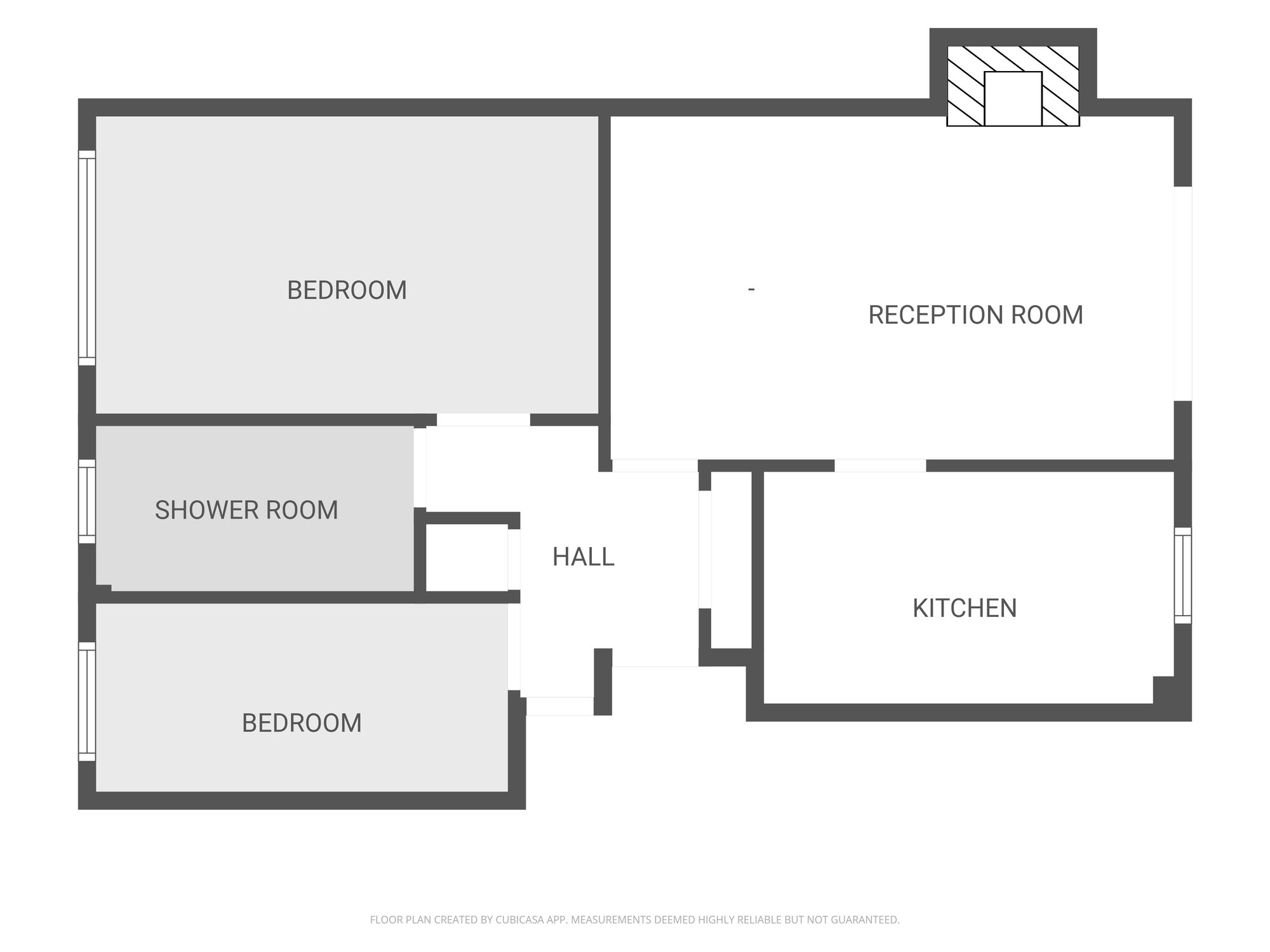 Flat 16, Kingswood Court Long Street, Wigston floorplan