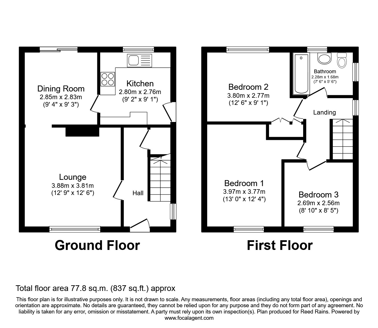 Arnside Crescent, Castleford, West Yorkshire WF10, 3 bedroom semi