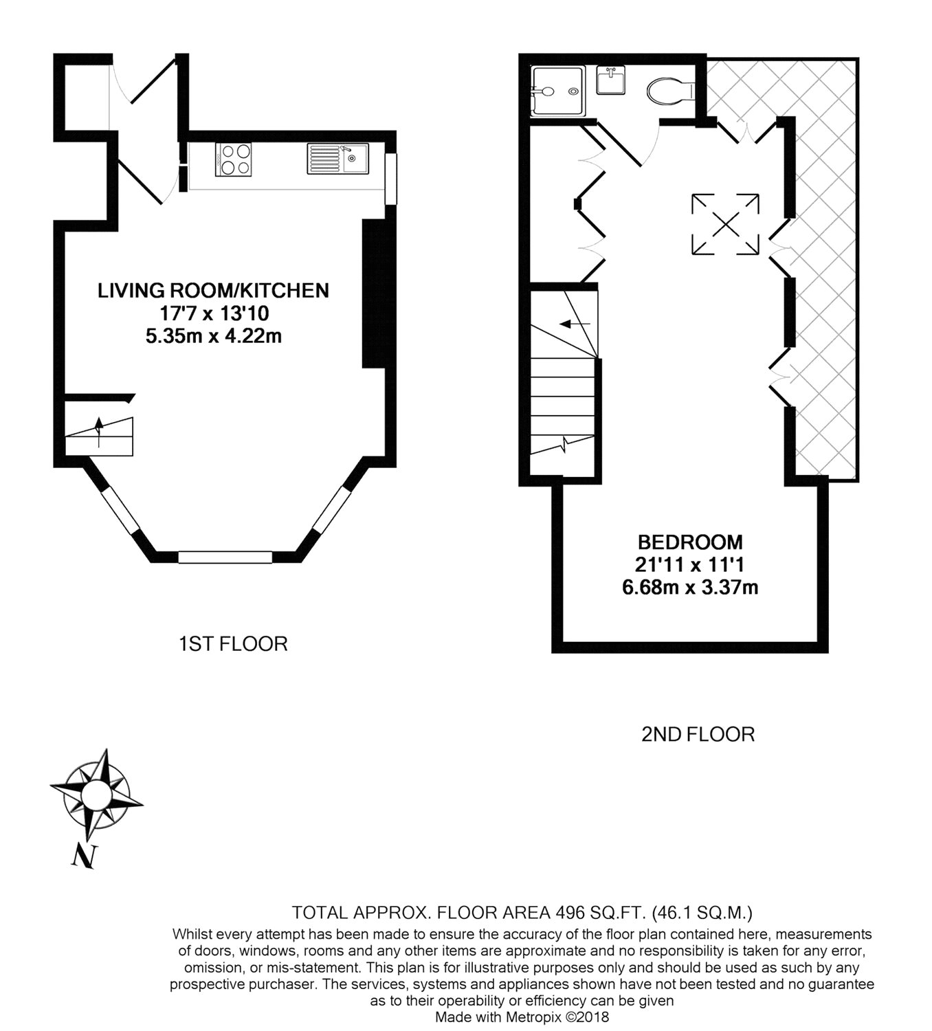 1 Bedrooms Flat to rent in Dartmouth Road, Mapesbury NW2