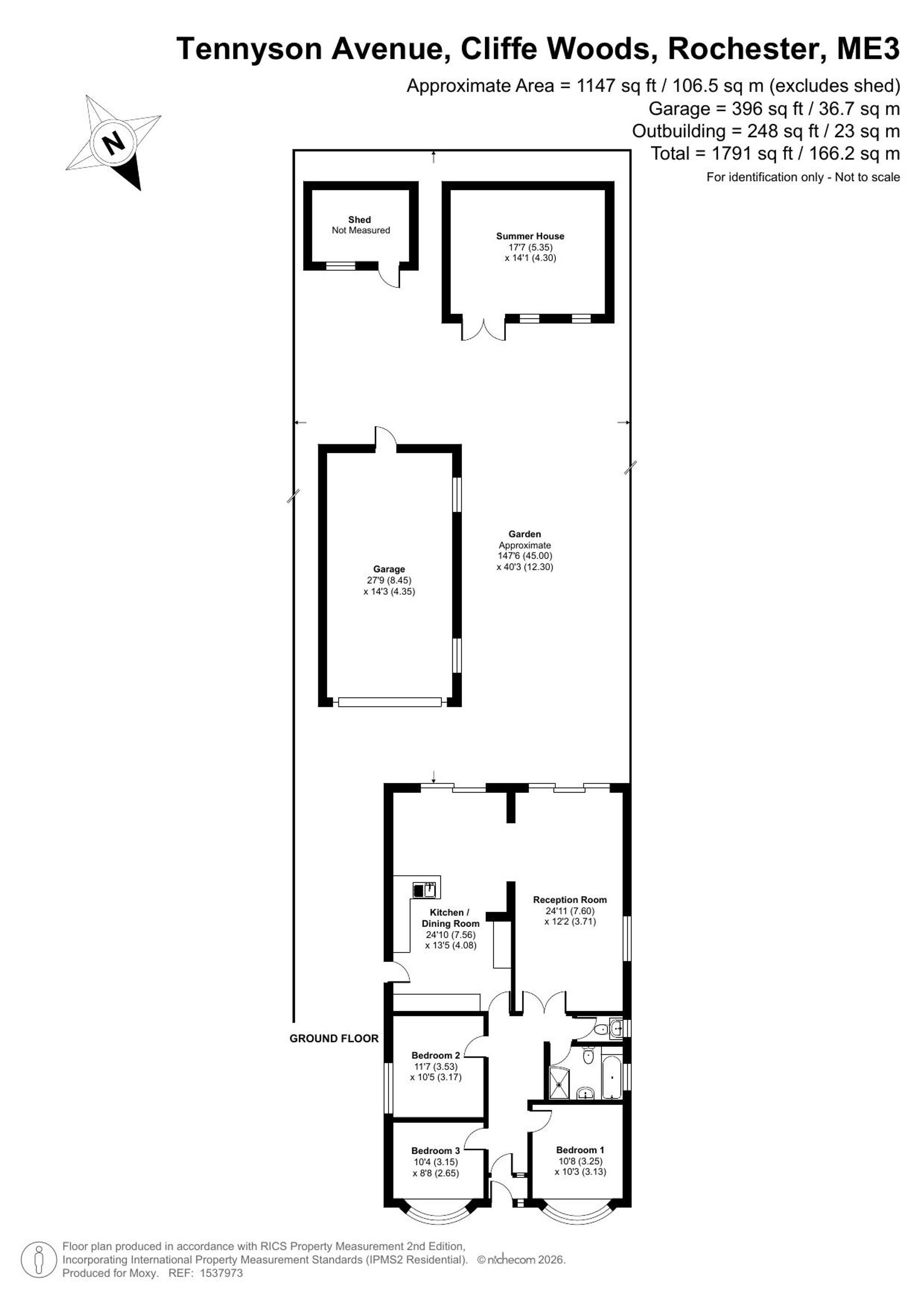 30 Tennyson Avenue, Rochester floorplan