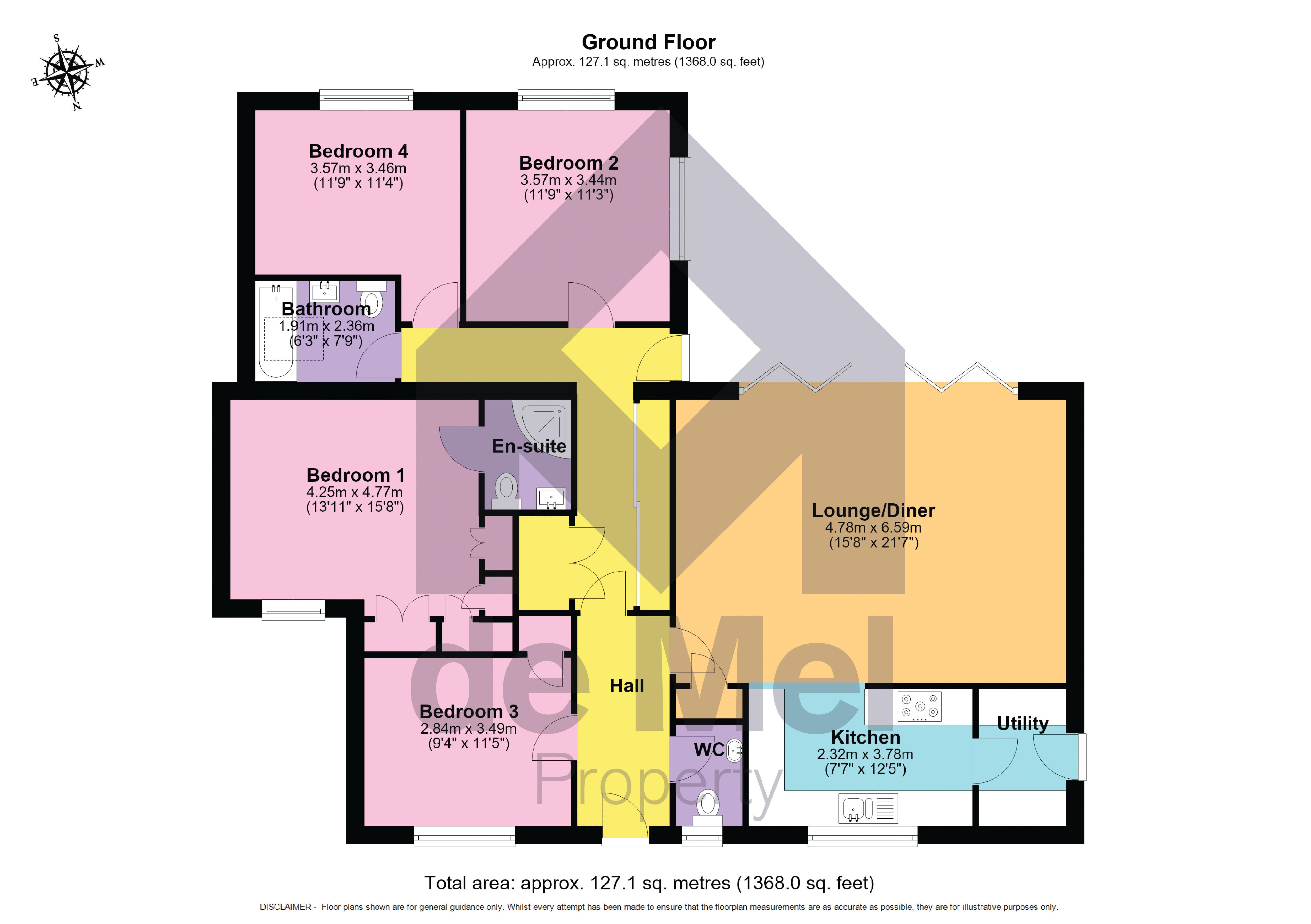 Ceres, Two Hedges Road, Cheltenham floorplan