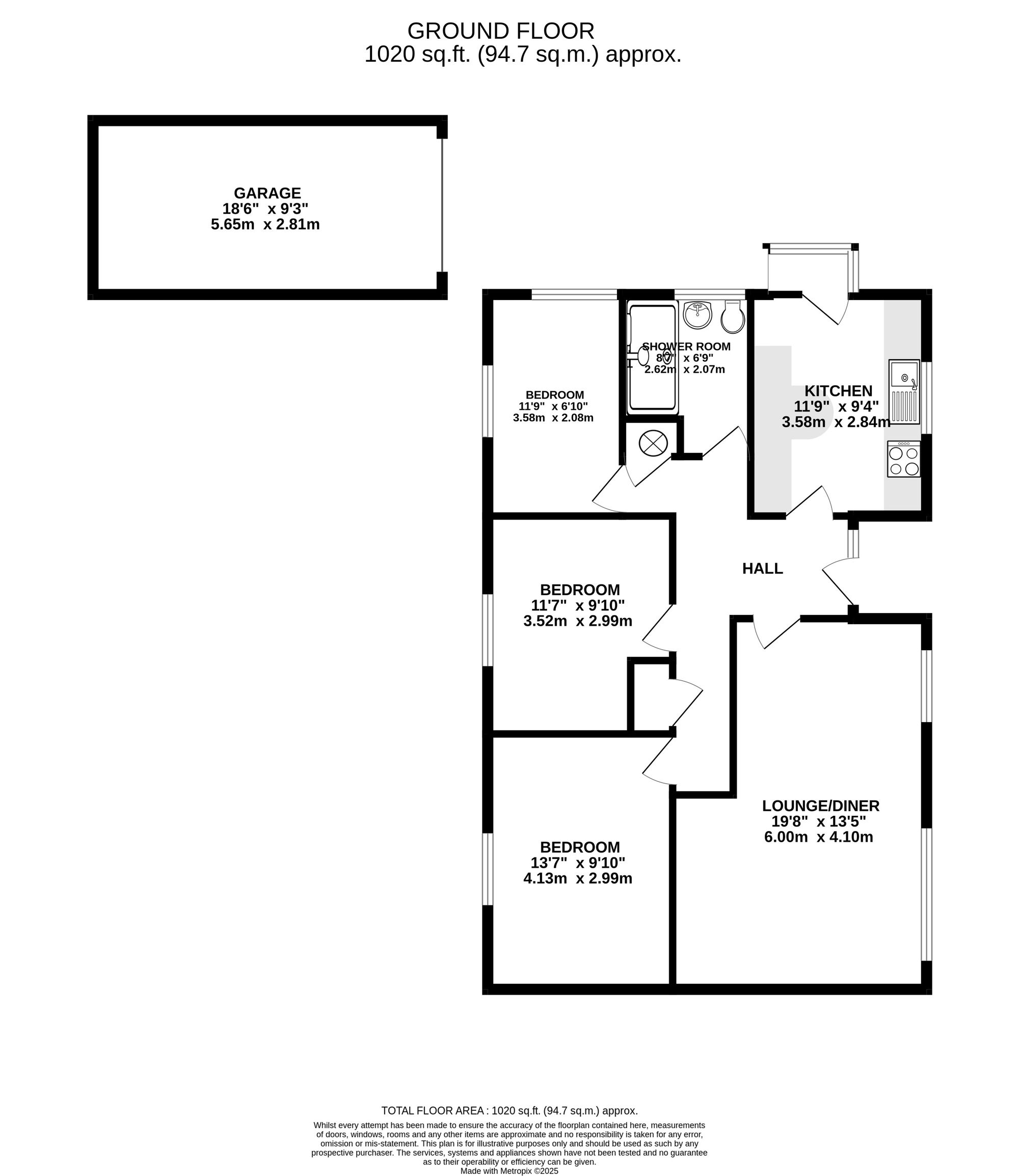 1 Perhaver Park, St. Austell floorplan