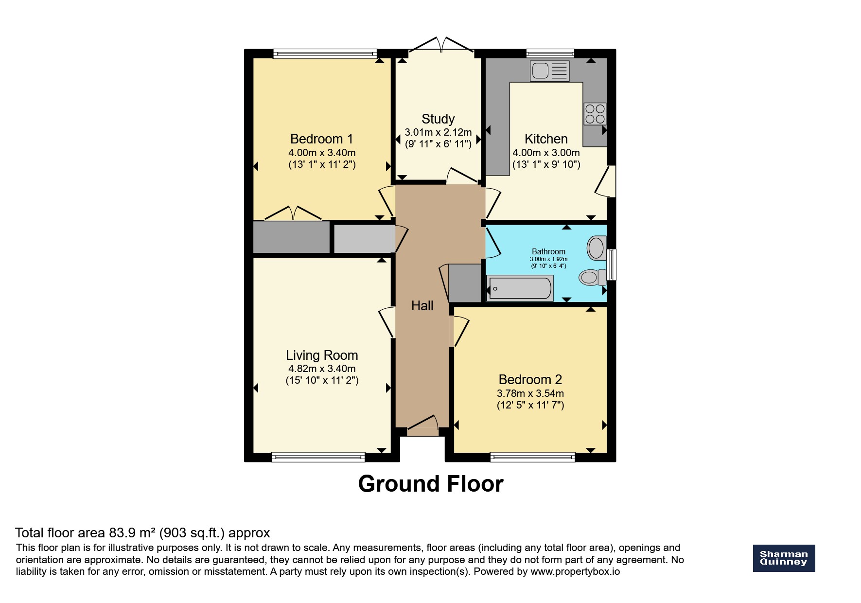42, Meadow Way, March floorplan