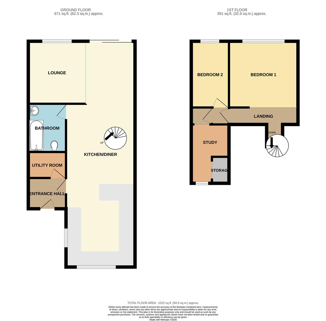 14, Longwick, Basildon floorplan