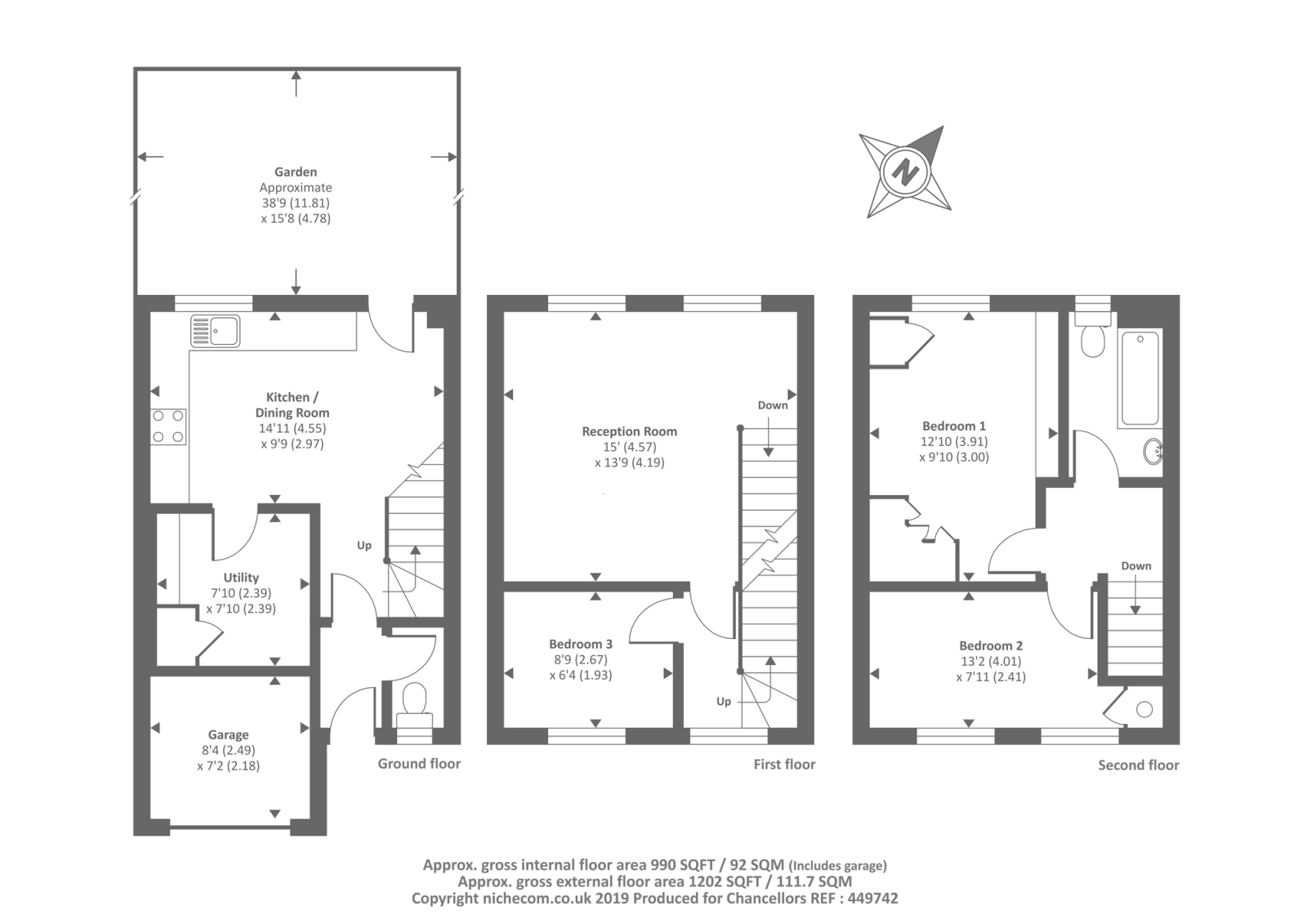 3 Bedrooms Town house for sale in Chesham, Buckinghamshire HP5