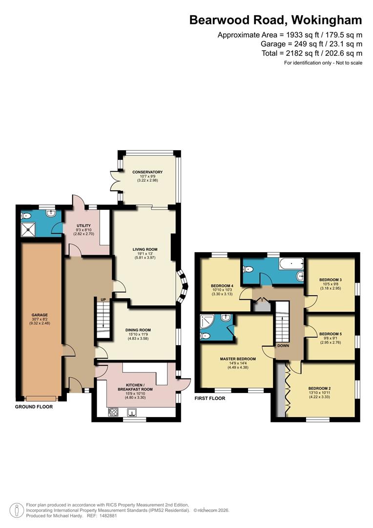 58a, Bearwood Road, Wokingham floorplan