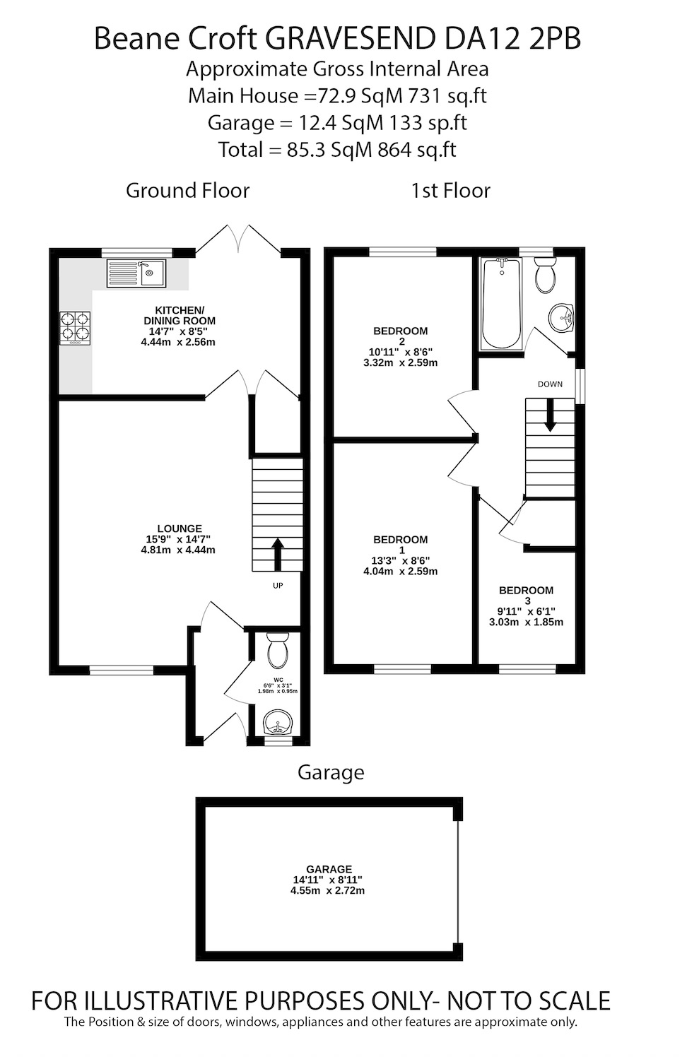 Gravesend, Kent floorplan