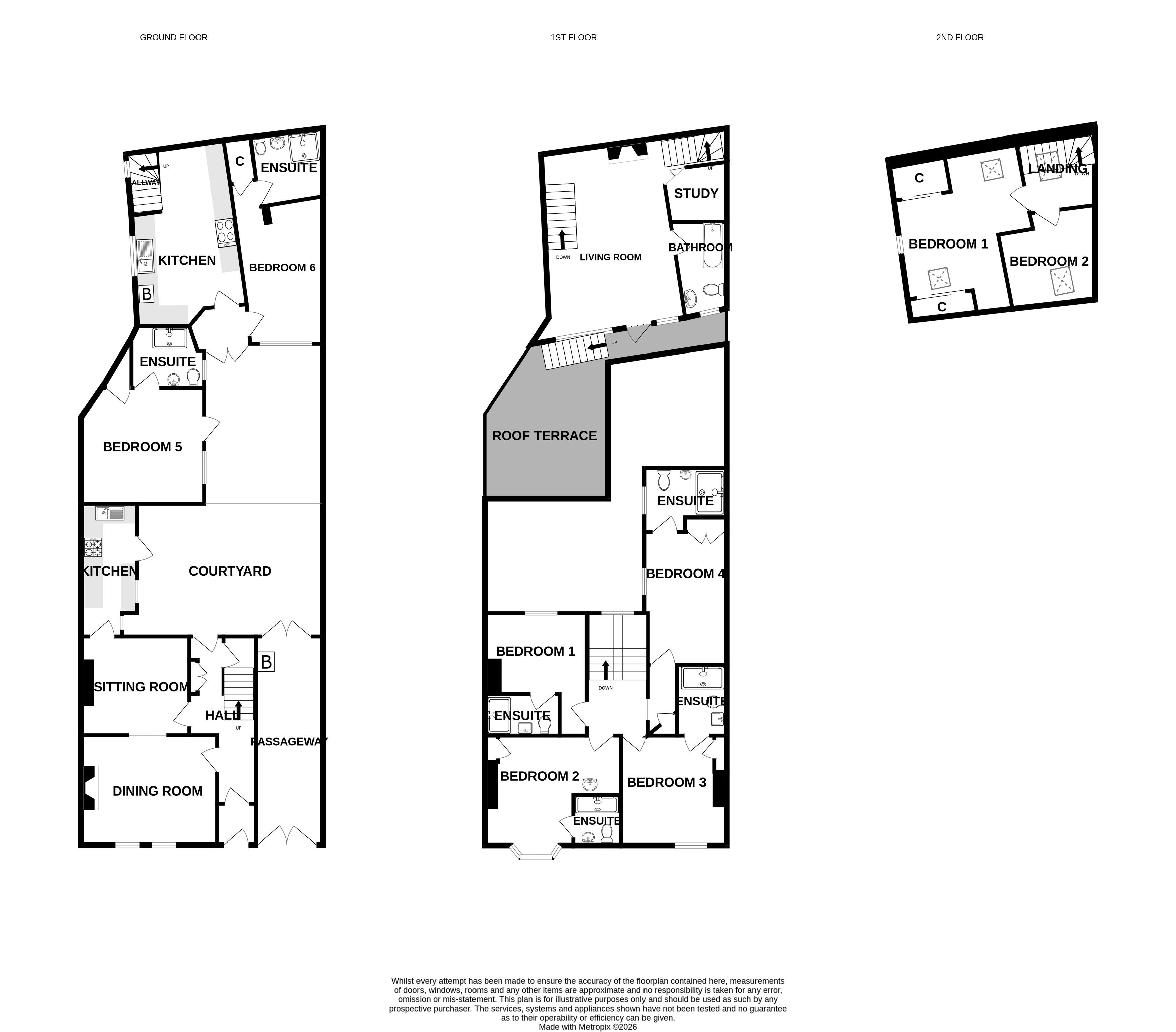 Dairy Guest House, 3 Scarcroft Road, York floorplan