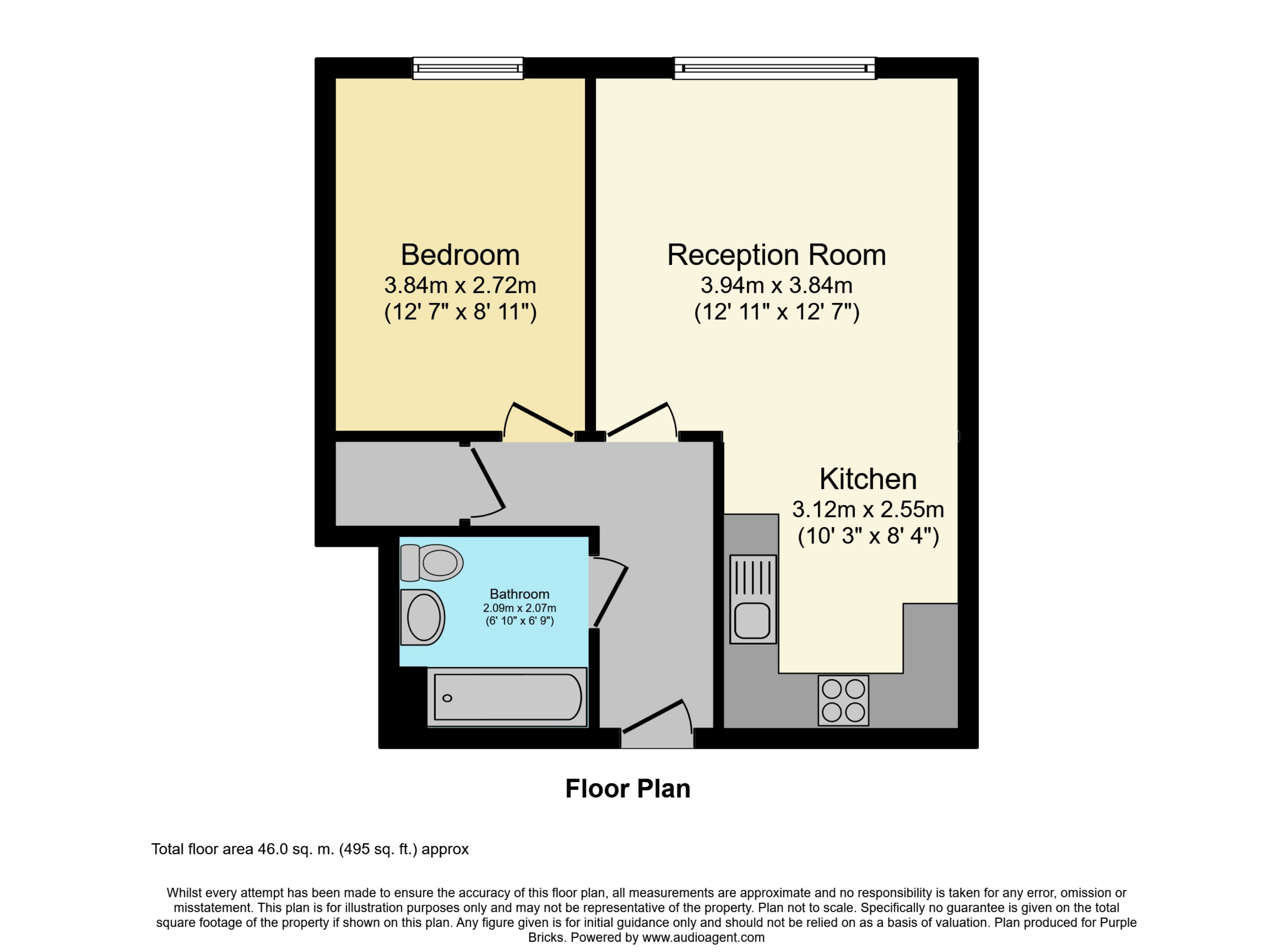 1 Bedrooms Flat for sale in 125 Connersville Way, Croydon CR0