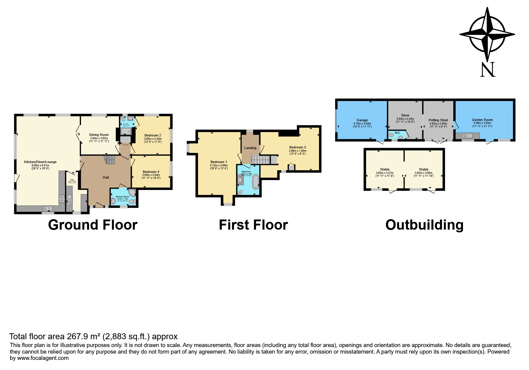 Teapot Cottage, Low Road, Besthorpe, Newark floorplan