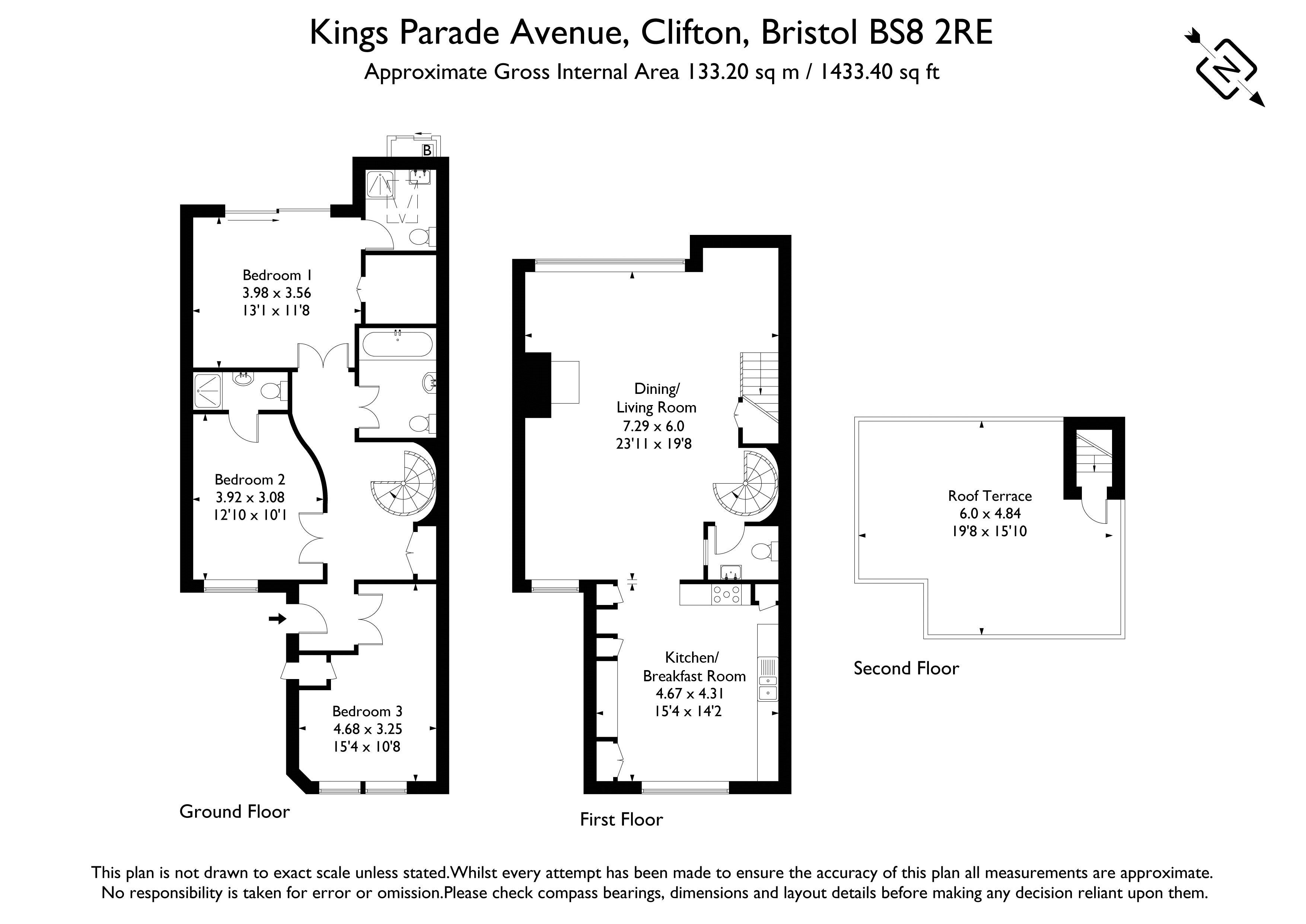 32, Kings Parade Avenue, Bristol floorplan