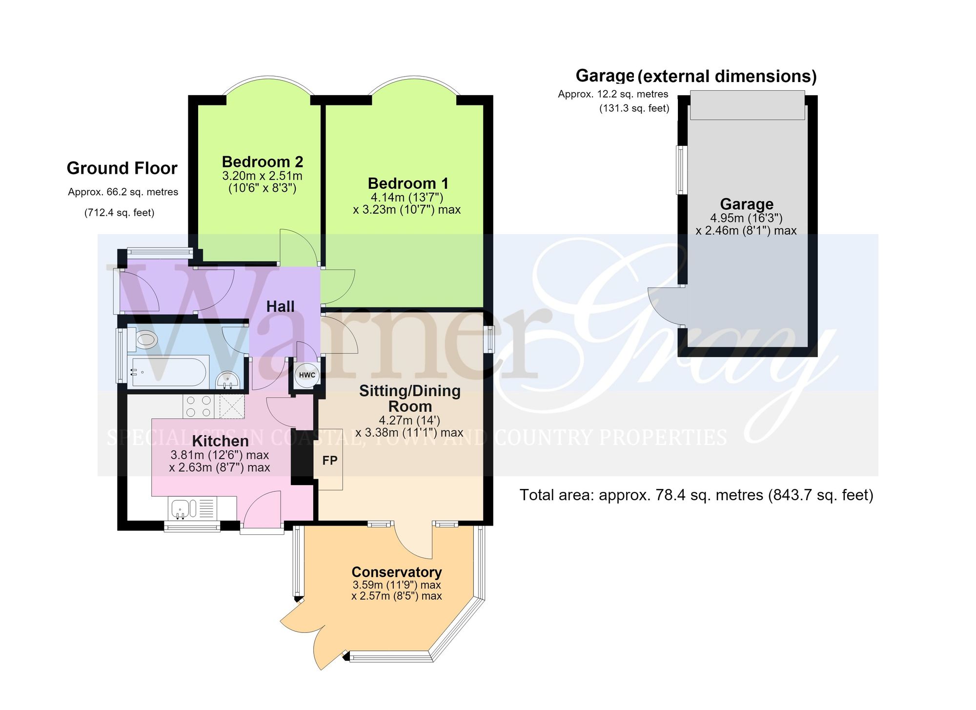 66 Wayside Avenue, Tenterden floorplan