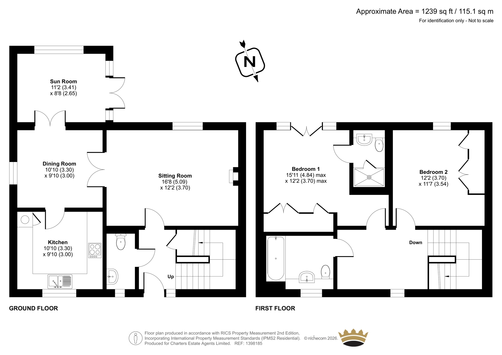 2, Greenacre Close, Hampshire floorplan