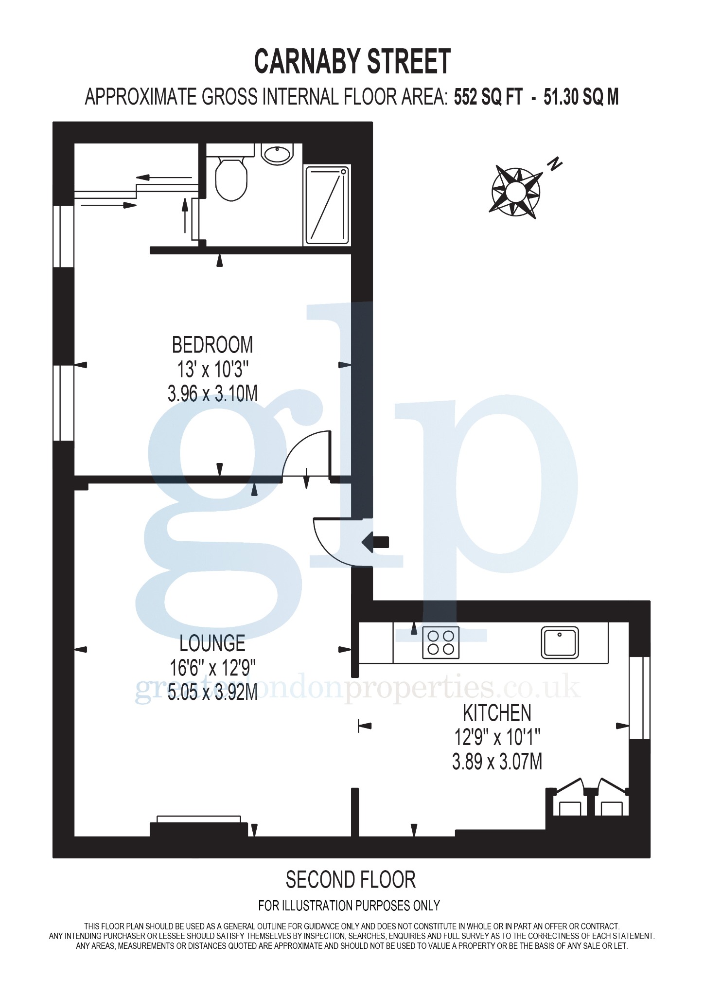 29A  Flat 2, Carnaby Street, London floorplan