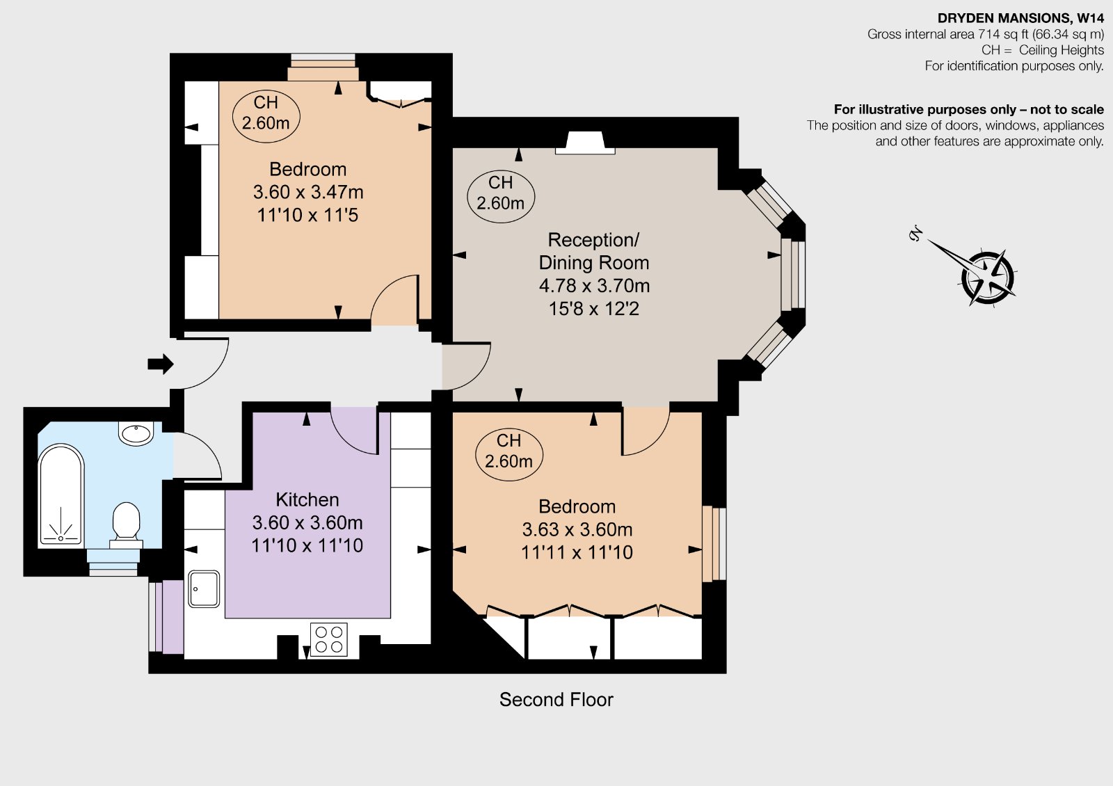 Dryden Mansions, London floorplan