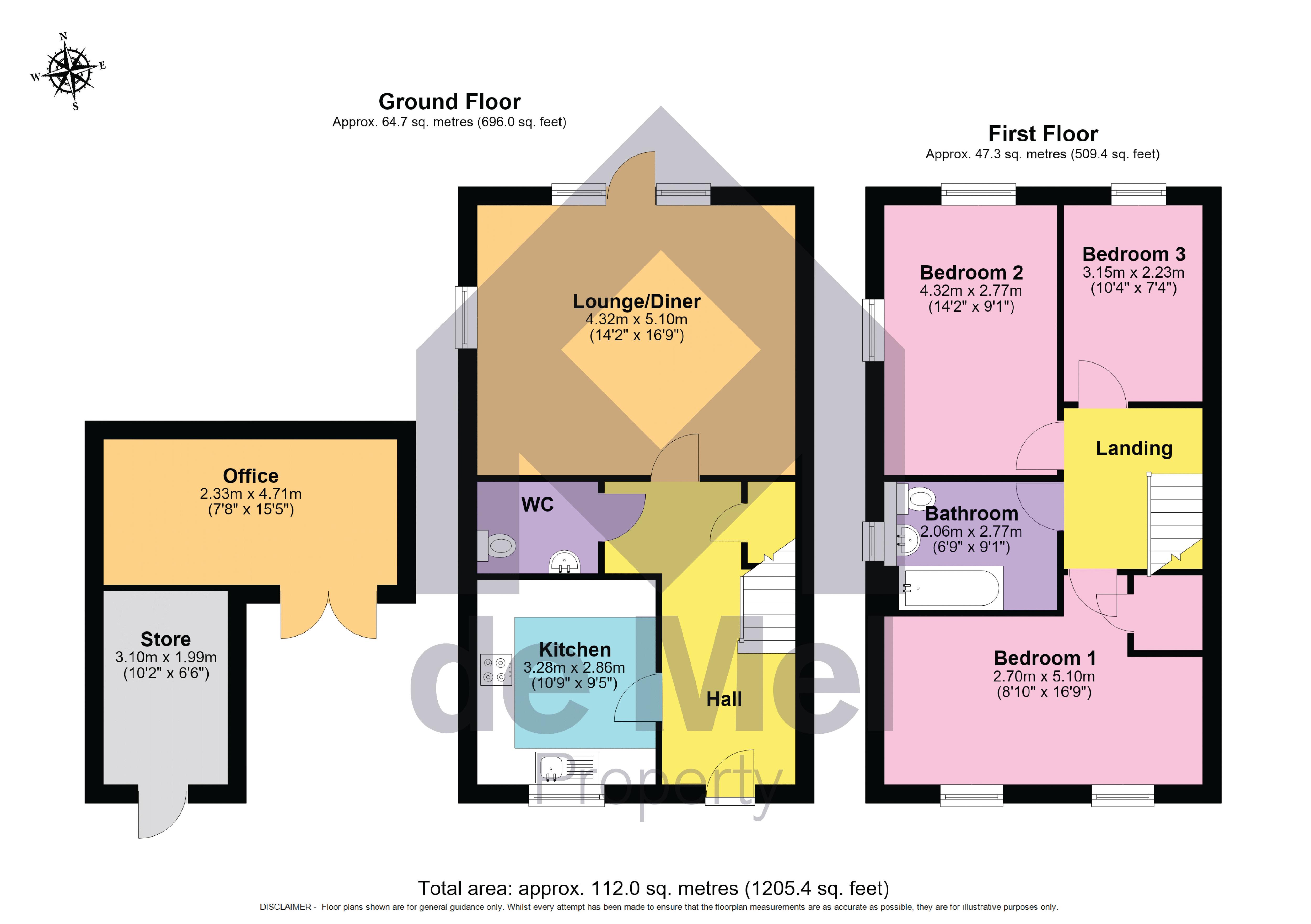 10, Palm Court, Bishops Cleeve floorplan