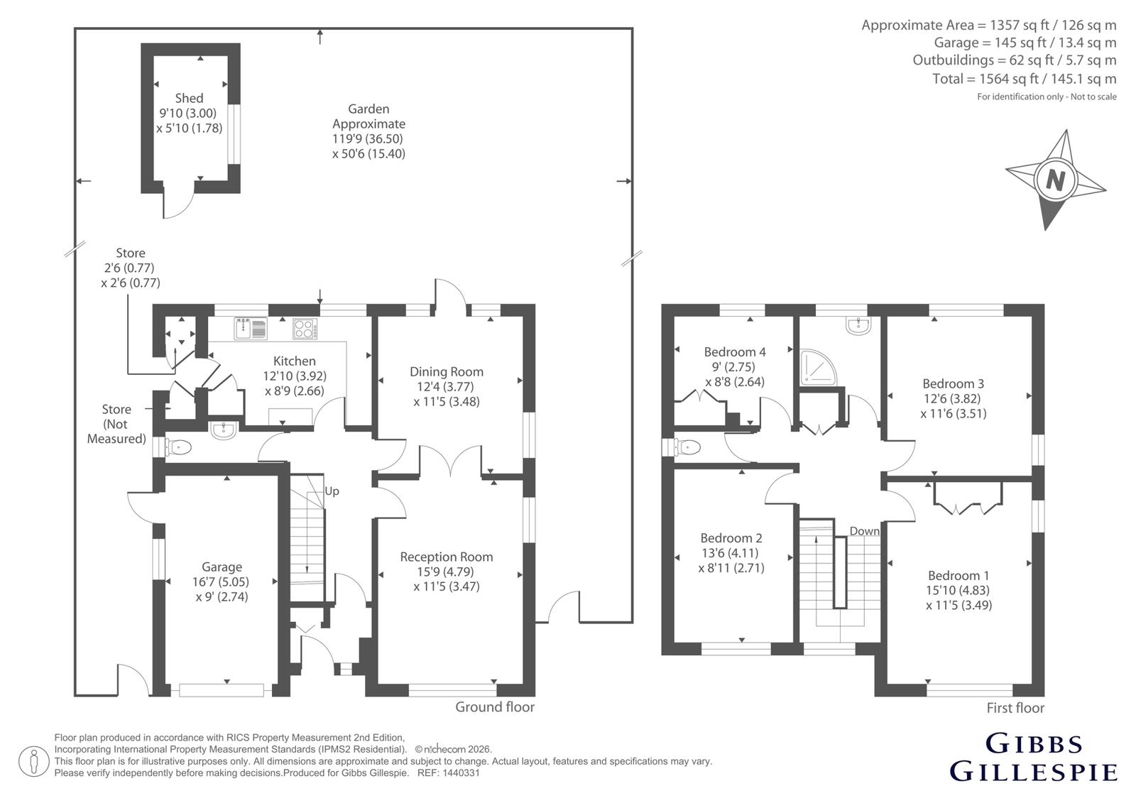 66, Westbury Road, Hertfordshire floorplan