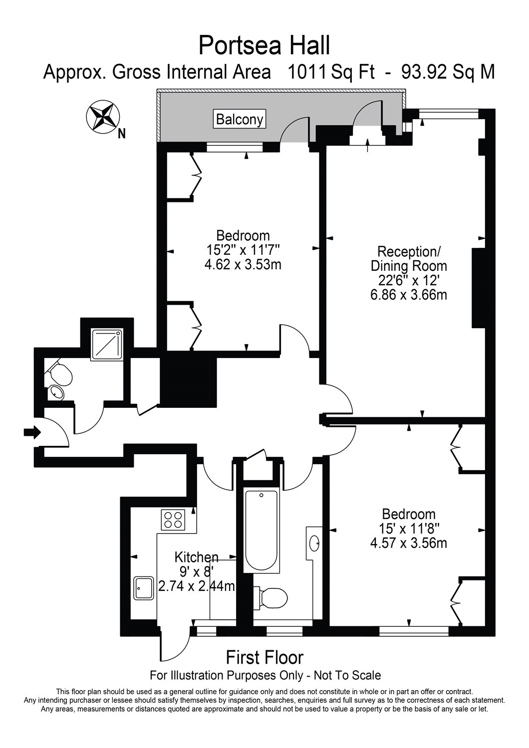 2 Bedrooms Flat for sale in Portsea Place, London W2