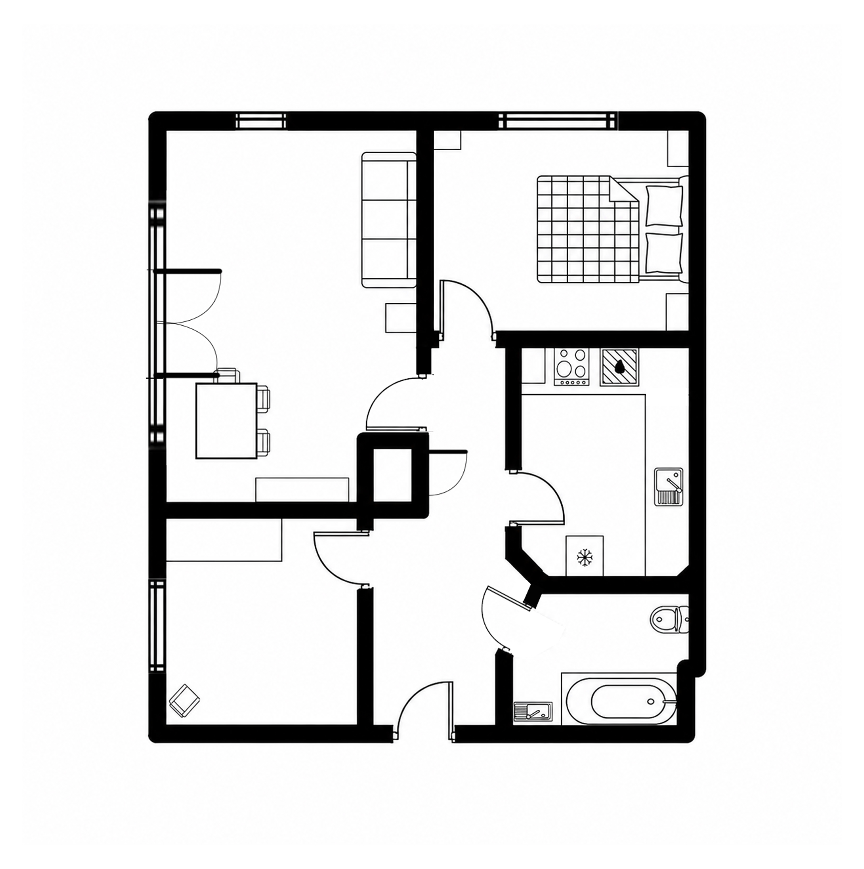 20, August Courtyard, Gateshead floorplan