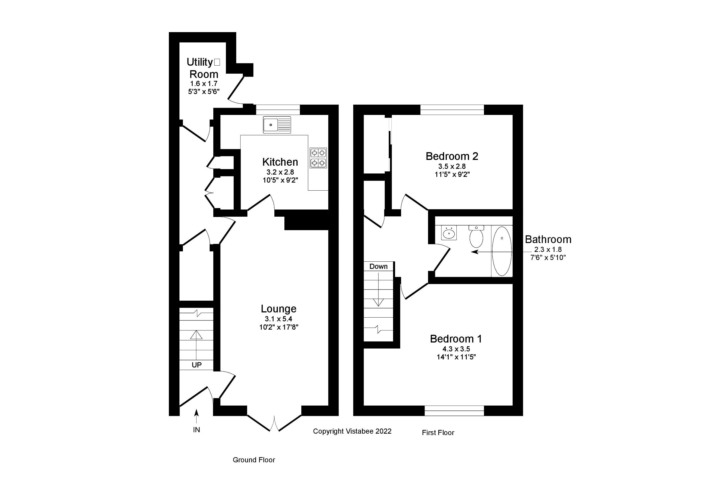 Finnieston Street, Greenock PA15, 2 bedroom terraced house for sale