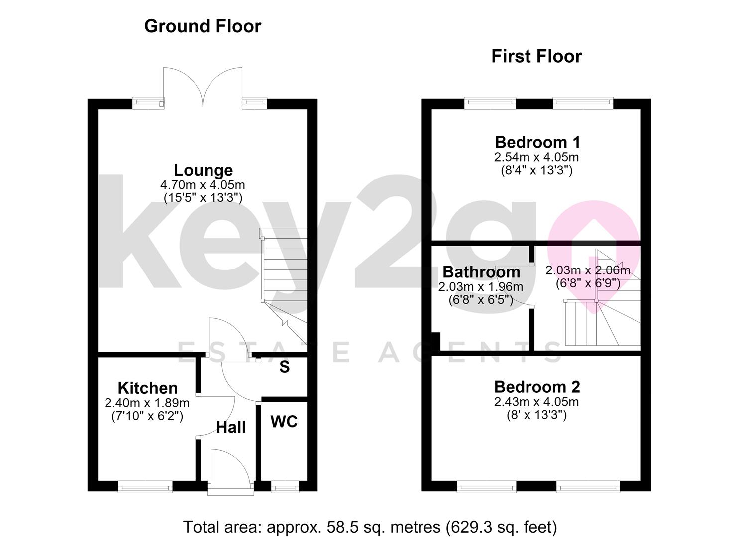 11, Raynald Road, Sheffield floorplan