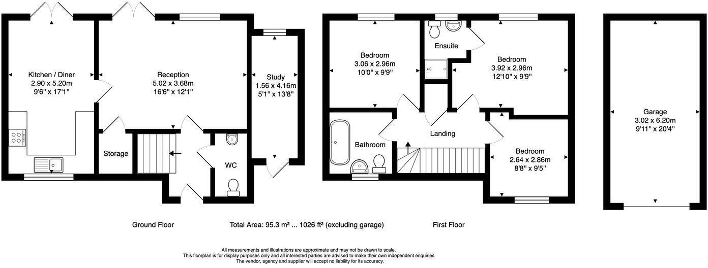 36 Roy Brown Drive, Loughborough floorplan
