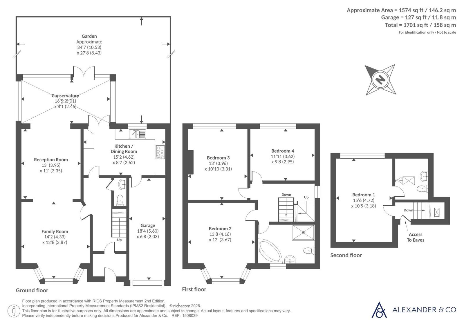 52, Kingsway, Bedfordshire floorplan