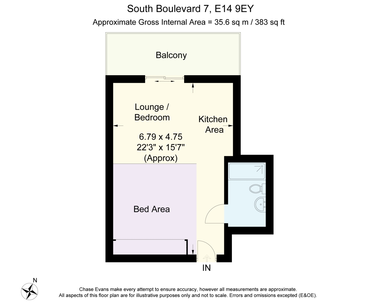 0 Bedrooms Studio to rent in South Boulevard, Baltimore Wharf, Canary Wharf E14