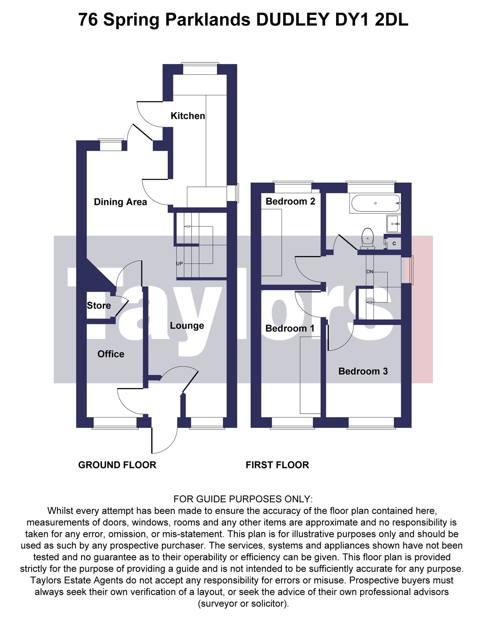 76, Spring Parklands, Dudley floorplan
