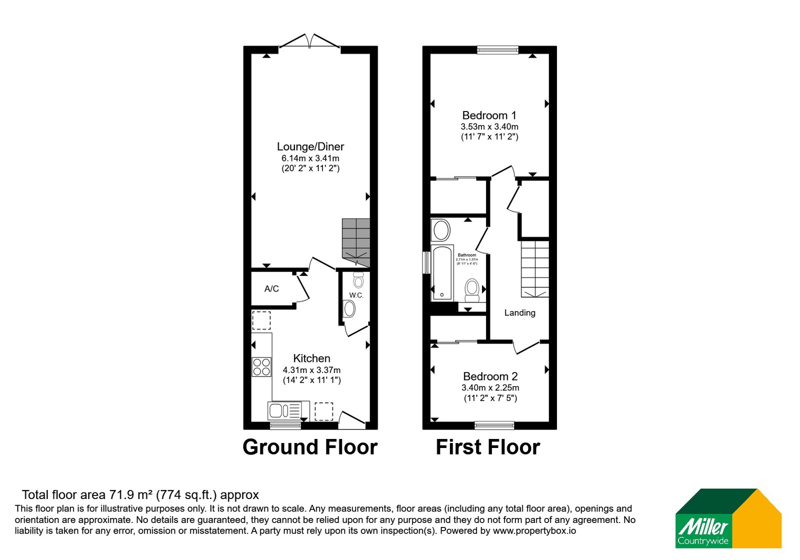 106, Park Road, Cornwall floorplan