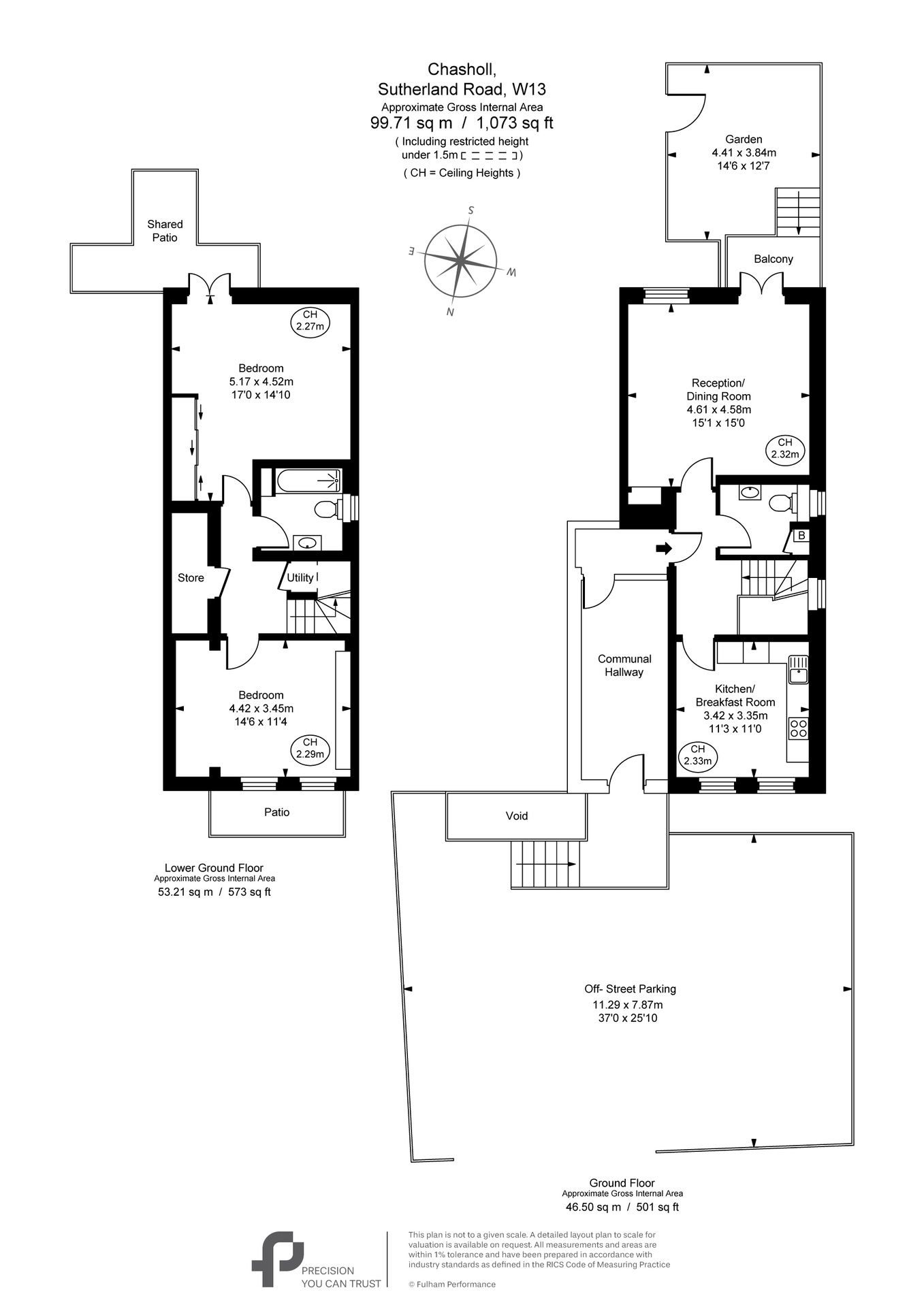 Flat 2 Chasholl, Ealing floorplan
