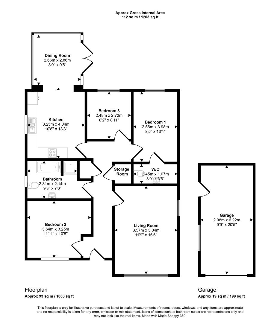 2, Llys y Felin, Kidwelly floorplan